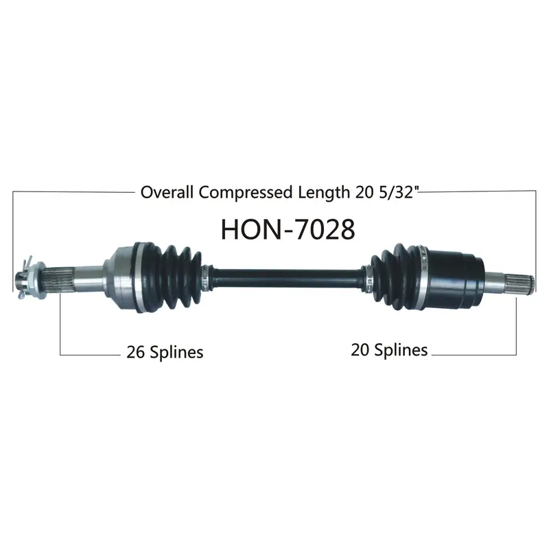 2015-2019 Honda Rancher 420 TRX420 front right CV axle shaft TrakMotive HON-7028