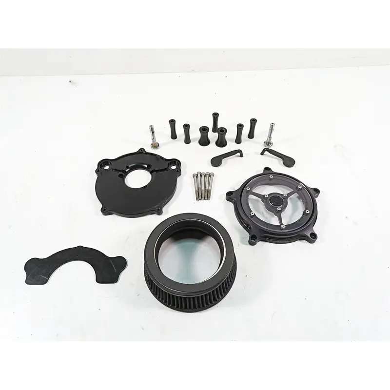 2009 Harley FXDF Dyna Fat Bob RSD Black Ops Air Cleaner - Read 0206-2059-SMB