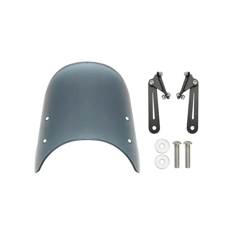 Moto Guzzi 16-23 V7 Classic & 18-23 V9 Gray Bobber Windshield WindScreen