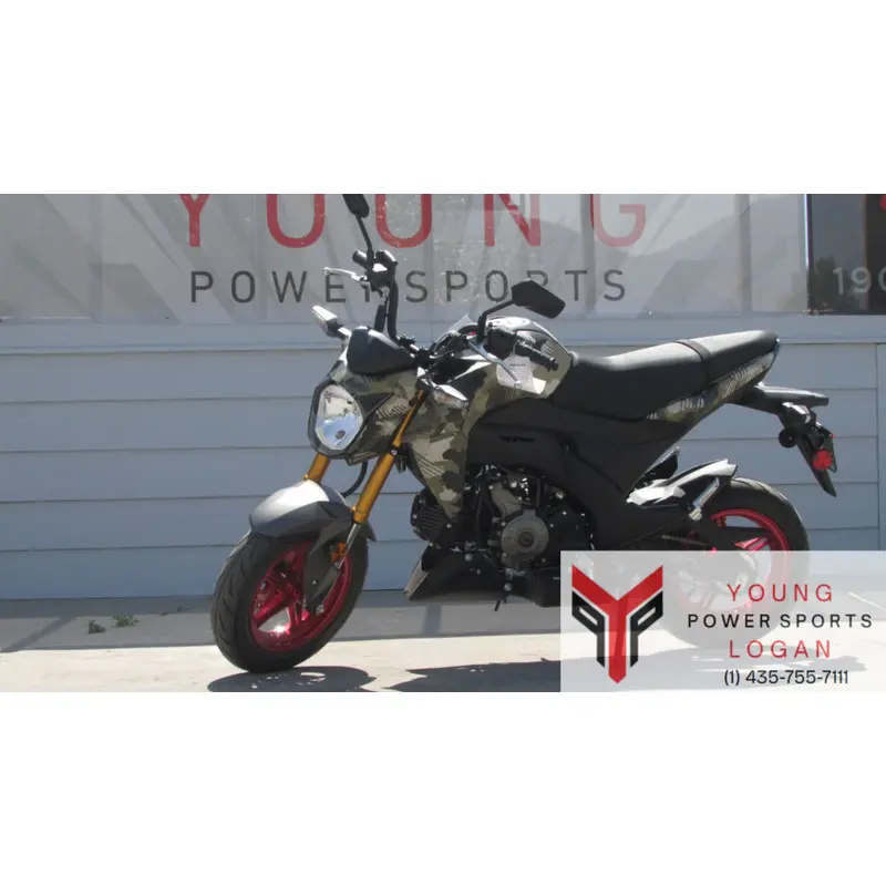New 2025 Kawasaki Z125 PRO Cypher Camo Beige