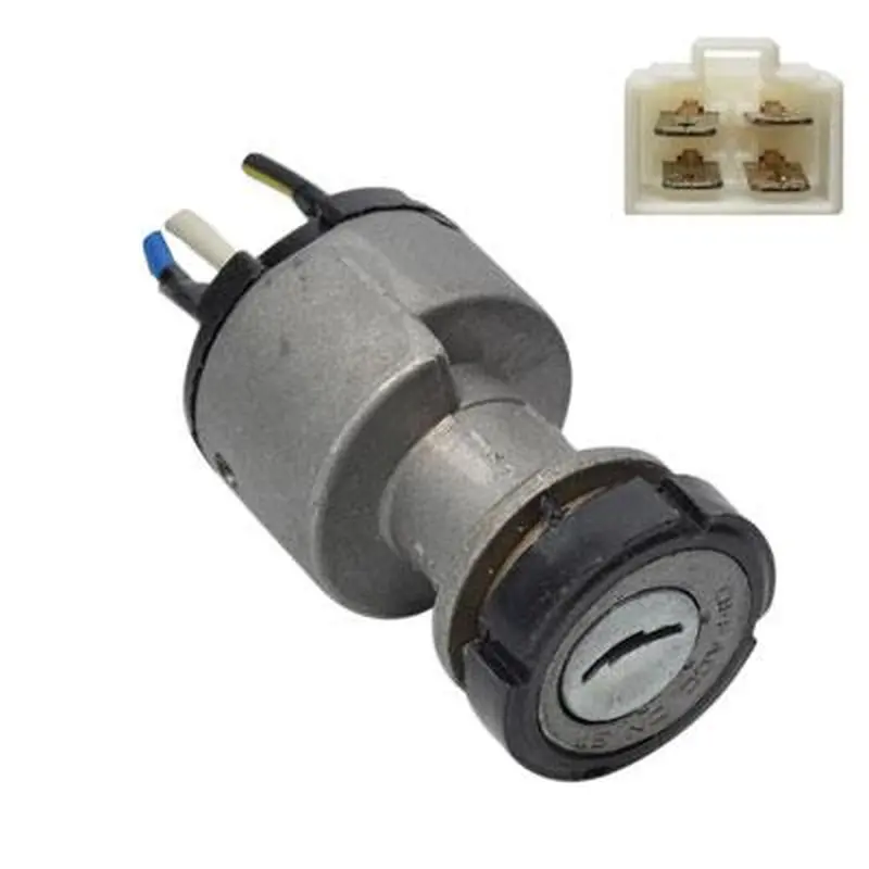 Ignition Key Switch - 4 Wire - Kazuma Mammoth 800, Coyote 90 110 150 Go Kart - Version 54