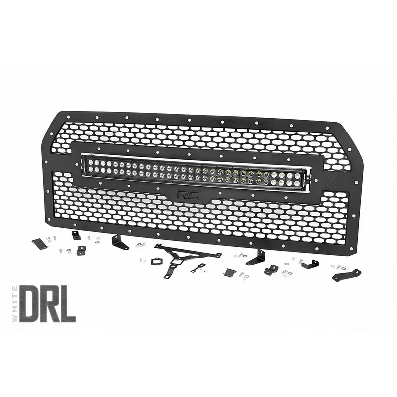 Mesh Grille | 30" Dual Row LED | Black Ser | Ford F-150 2WD/4WD (2015-2017) | 70193DRL