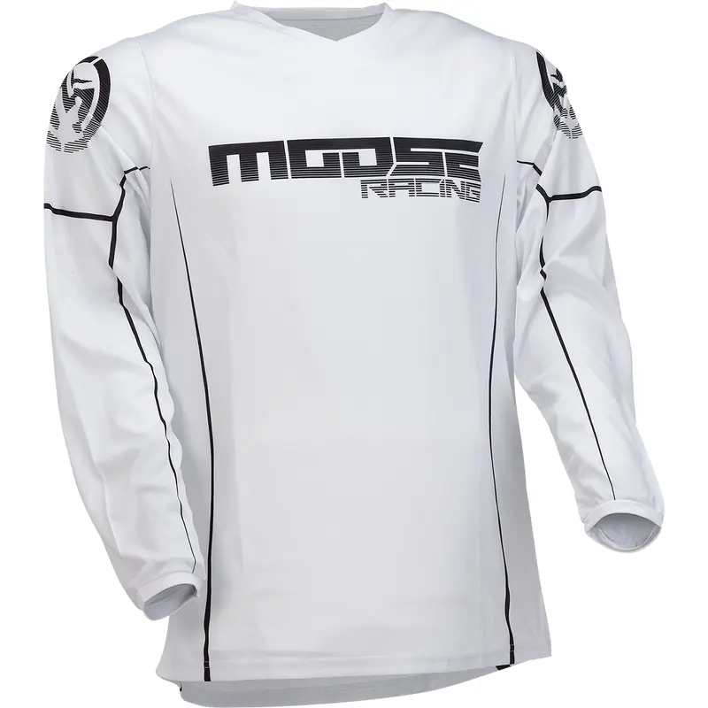 MOOSE RACING Qualifier? Jersey - Black/White - 5XL 2910-7195