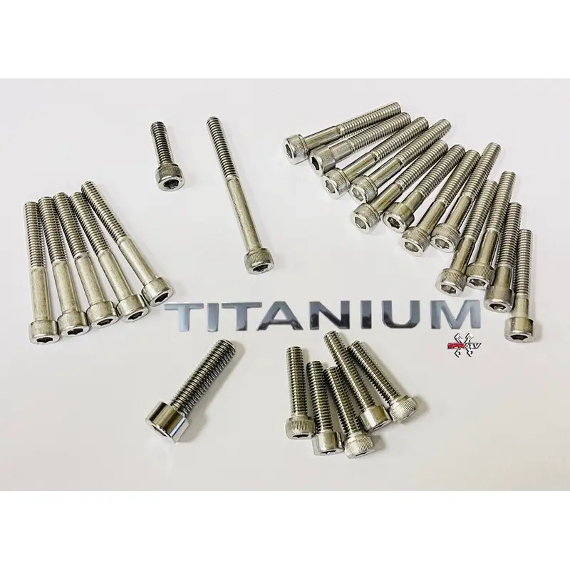 04 05 TRX450R TRX 450R Titanium Clutch Cover Bolts Ti Right Side Cover Bolt Kit