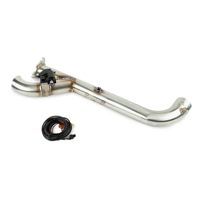 SIDE PIECE Header Pipe with Electronic Cutout - RZR Turbo