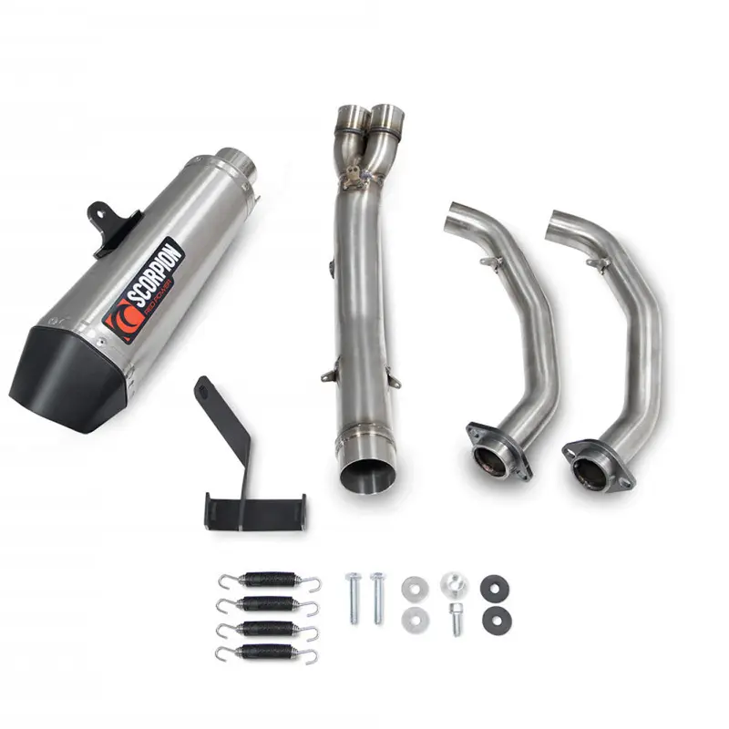 Ninja 650 17- Serket taper Full System S/Steel Scorpion (RKA139SYSSEO)