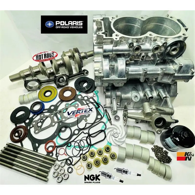 18-24 RZR XP 1000 Crankcases Rebuild Kit Bottom Lower End Motor Engine Assembly