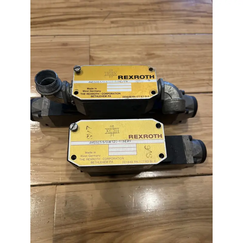 Lot Rexroth Hydronorma Solenoid Valve 4WE6G51 4WE6E51 AW120-60ND WU35-0-A 296