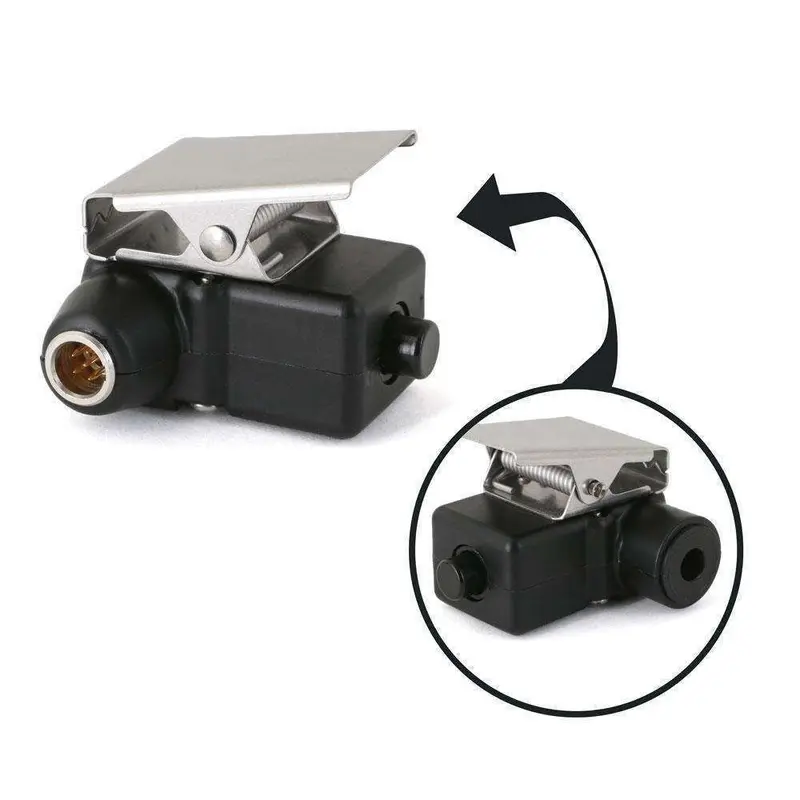 5-PIN PUSH TO TALK (PTT) BELT CLIP STATION WITH FEMALE OFF ROAD NEXUS PORT