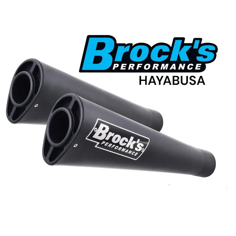 Hayabusa Dual Alien Head Slip-On System Black
