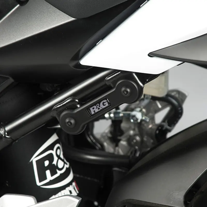Rear Footrest Plate R&G pair BMW S1000RR 10-15 (BLP0002BK)