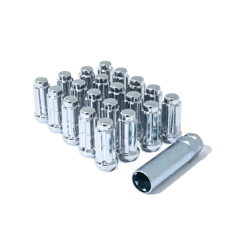 Gorilla 5 Lug Spline Drive M12-1.50  Chrome