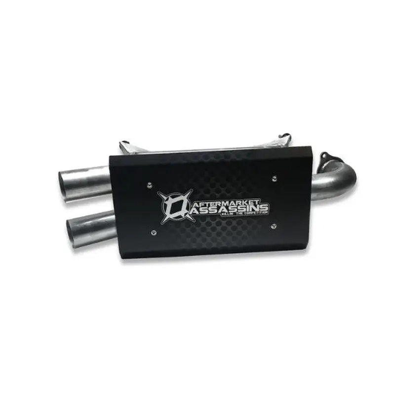 STAINLESS SLIP-ON EXHAUST FOR 2016-19 RZR XP TURBO by Aftermarket Assassins