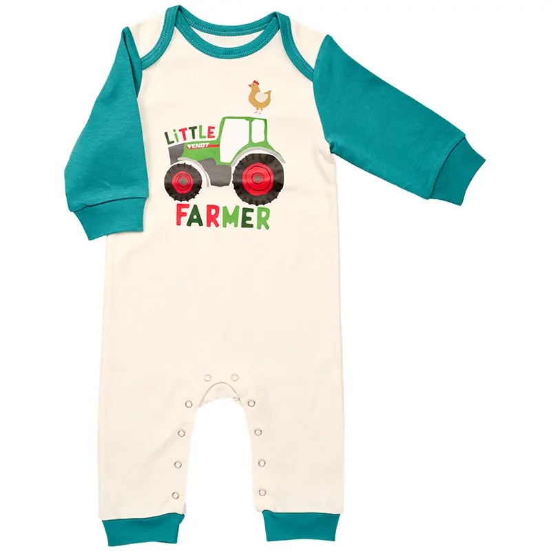 Fendt Baby Romper  Long Sleeve with Tractor Print | X991023166000