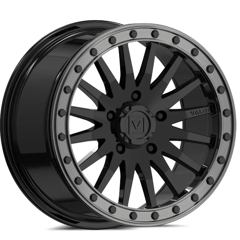 V06 BEADLOCK 15X8 +40 5X114.3 GLOSS BLACK