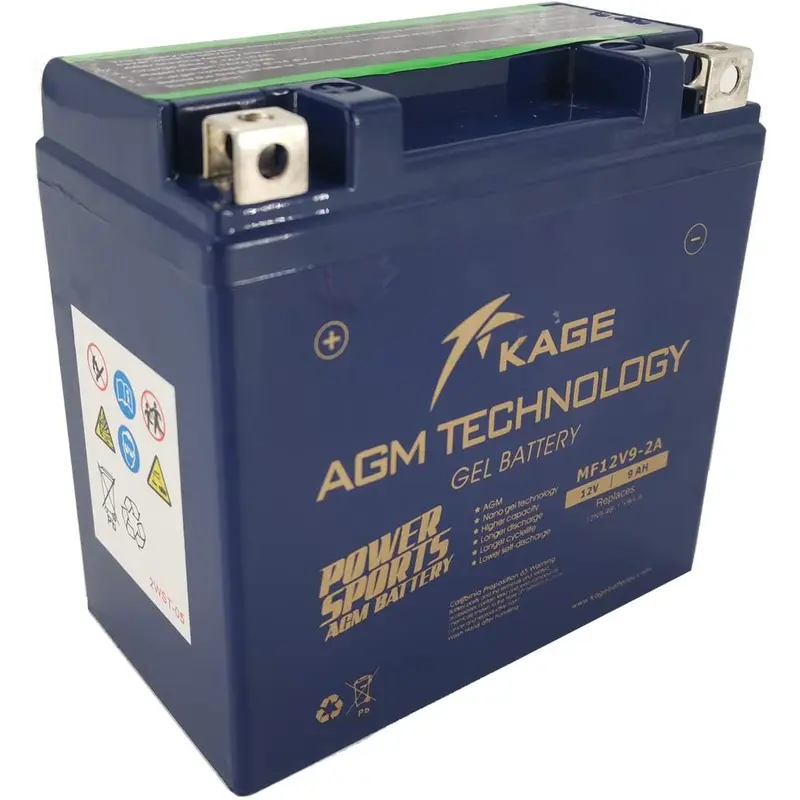 12V 9Ah AGM Battery for 200cc ATVs Go Karts