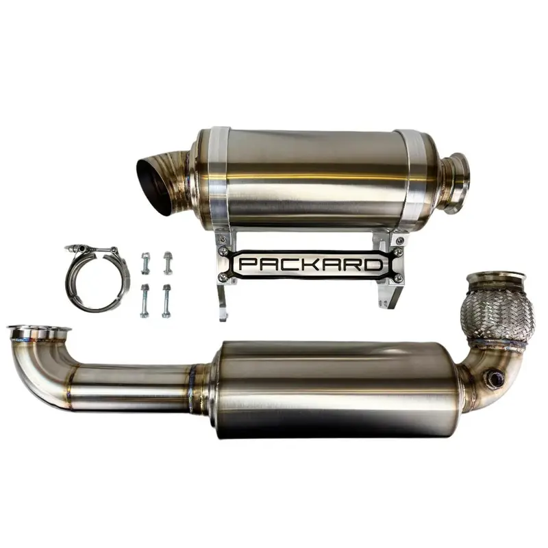 Packard Performance 3" Turbo Back Exhaust (Dual Muffler) for Can-Am X3