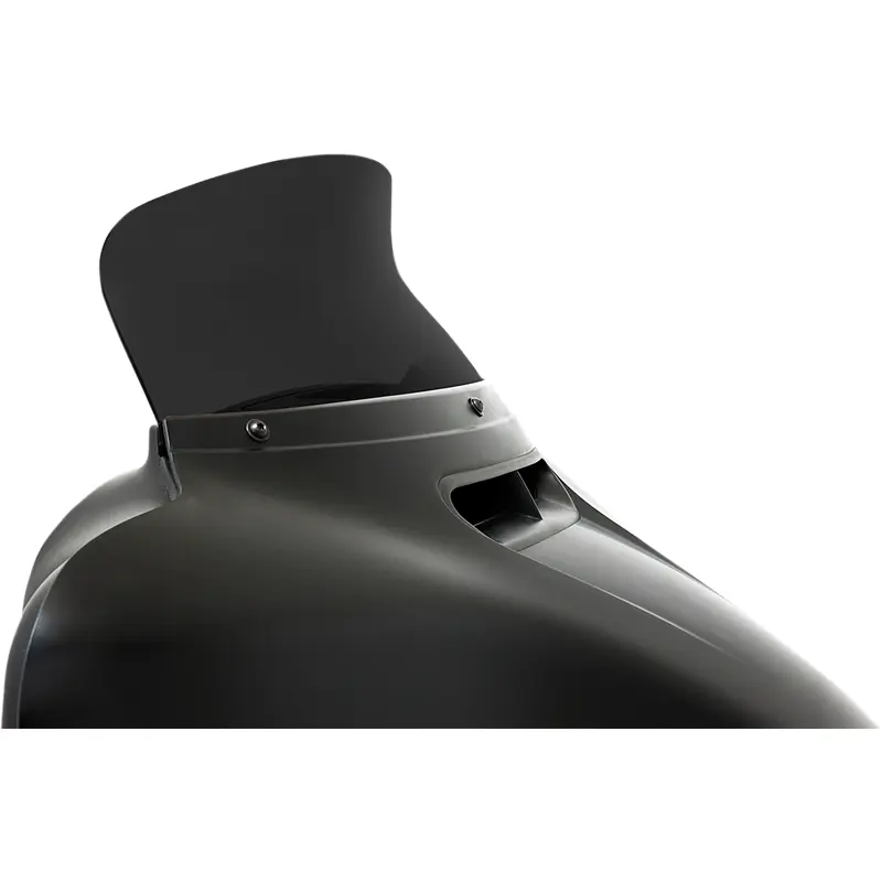 MEMPHIS SHADES Spoiler Windshield - 6-1/2" - Dark Black Smoke - FLH MEP84710