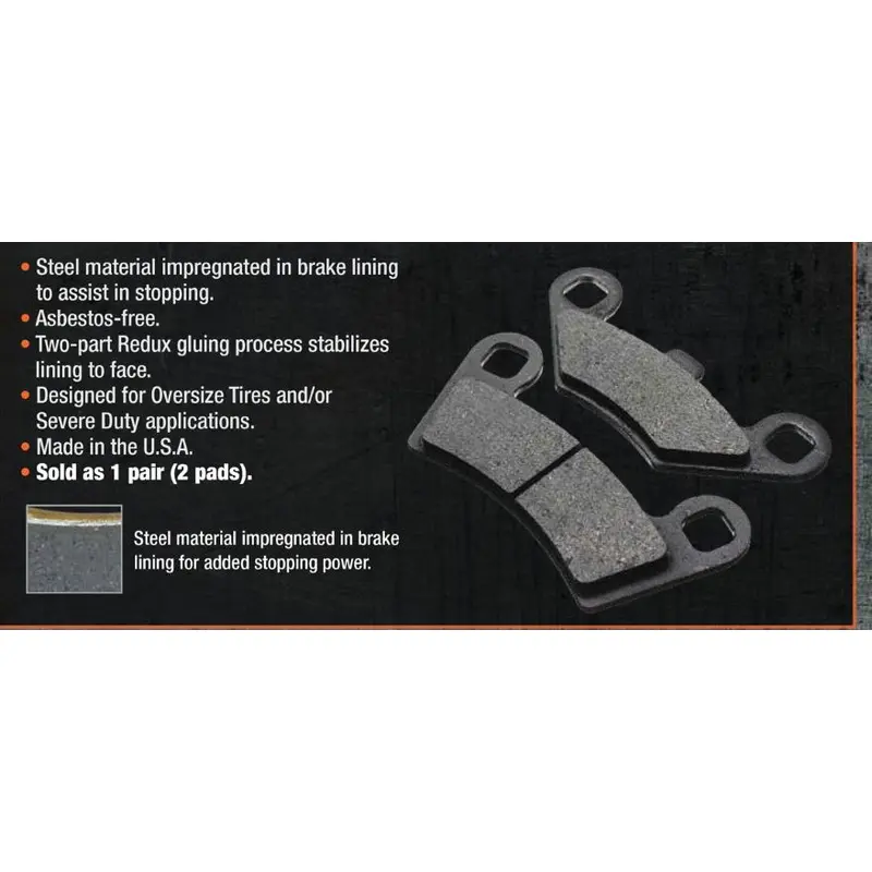 Polaris RS1 2016-2020 -Extreme Duty Brake Pads by G Boost
