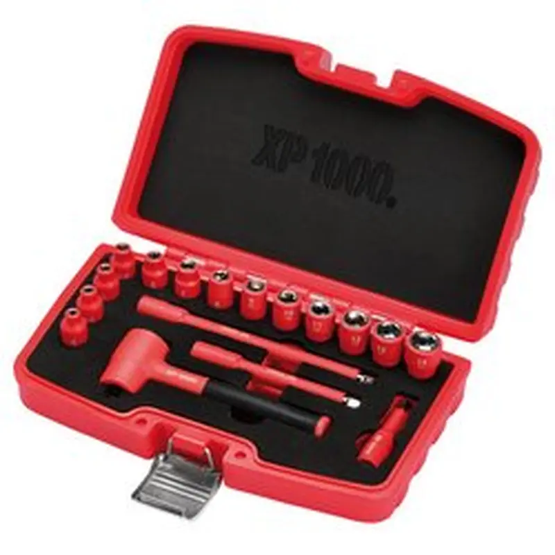 Xp1000 Vde Metric Socket Set, 1/4" Sq. Dr. (17 Piece) | Xp1000-1/4