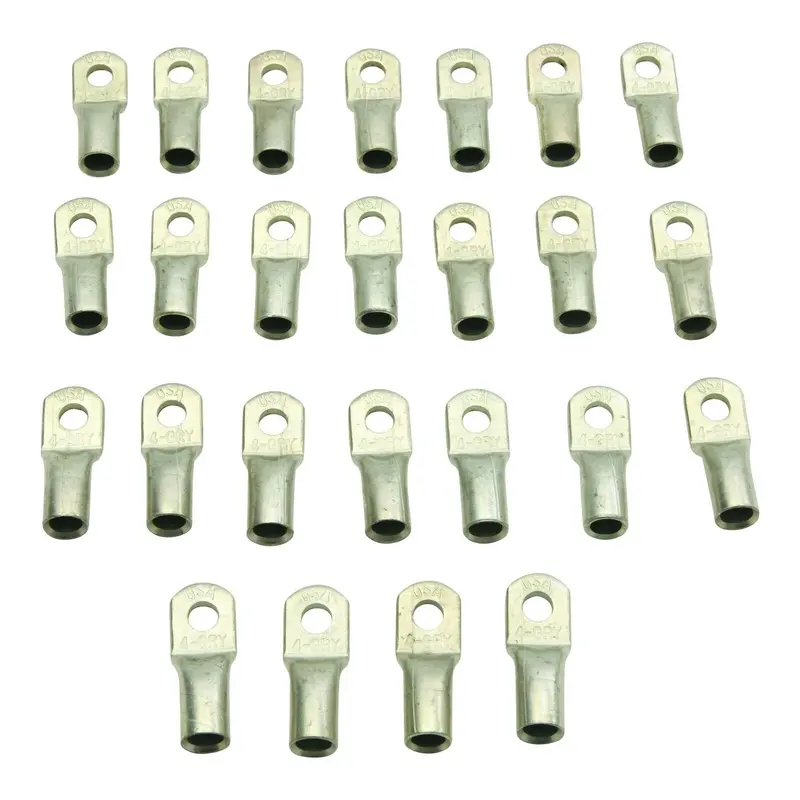 1/4" 4AWG ELECTRICAL TERMINAL (6mm) PKT of 25PCS