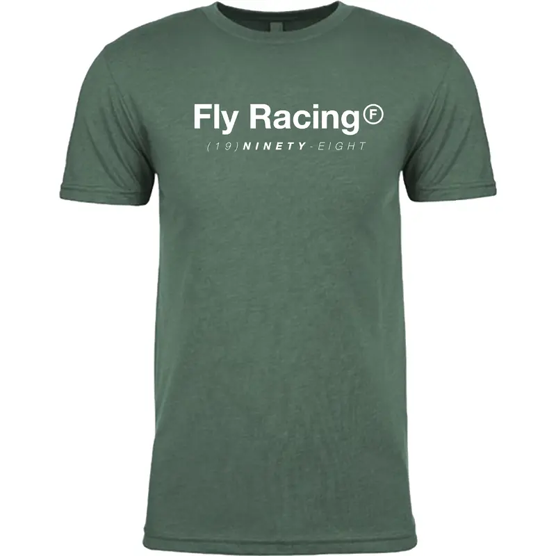 Fly Trademark Tee Forest Green Heather Md