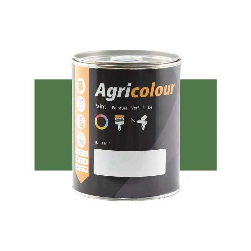 Agricolour - Green Gloss Paint 1L Tin - Sparex Part No. S.82093