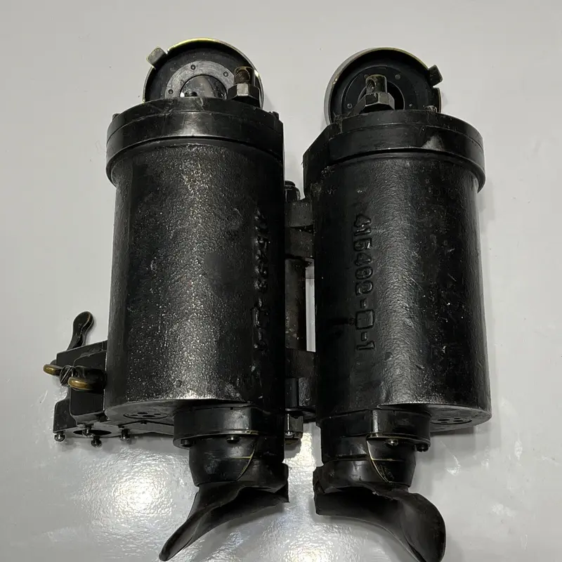 Vintage WW2 Bausch & Lomb US Navy Mark 91 Model 1 Telescope Binoculars