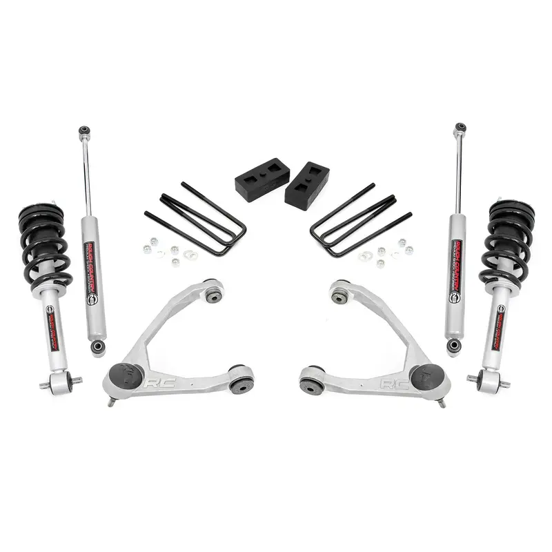 3.5 Inch Lift Kit | Cast Steel | N3 Strut | Chevy/GMC 1500 (14-16) | 198.23