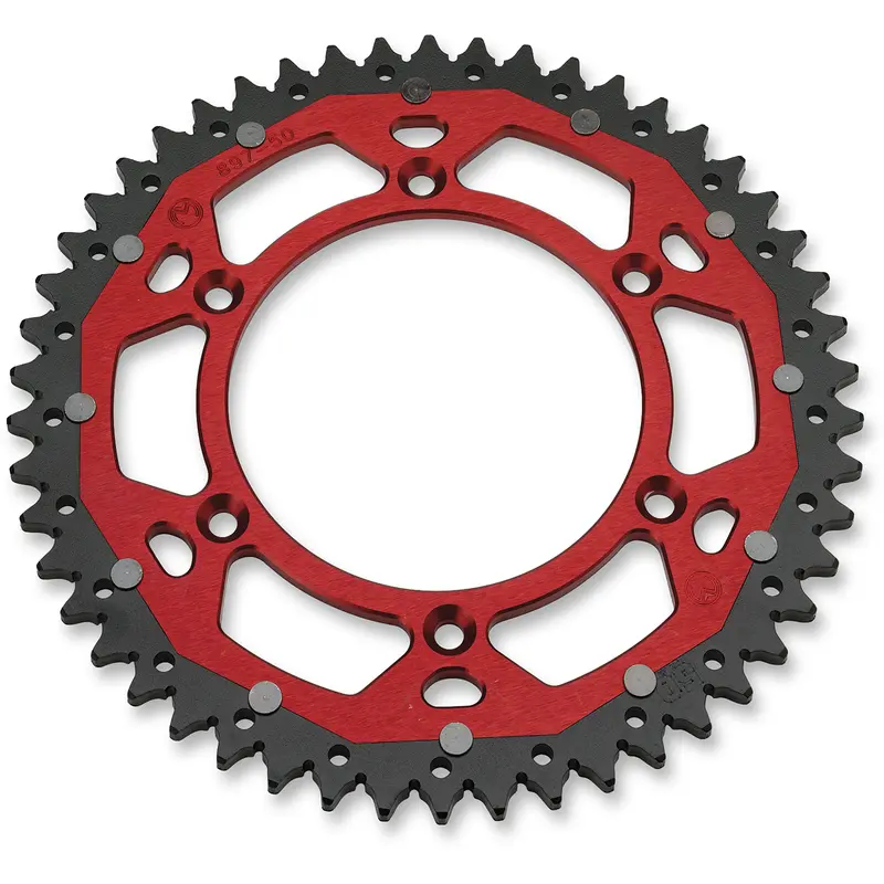 MOOSE RACING Dual Sprocket - Red - 48 Tooth 1210-210-48-13X