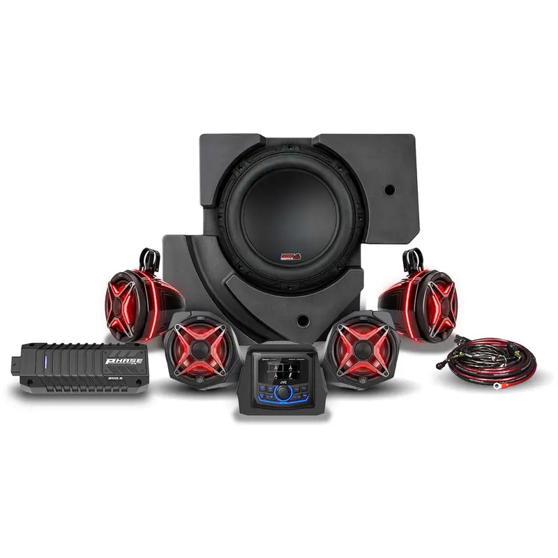 5 Speaker Kit Phase Eq W/ Jvc Controller