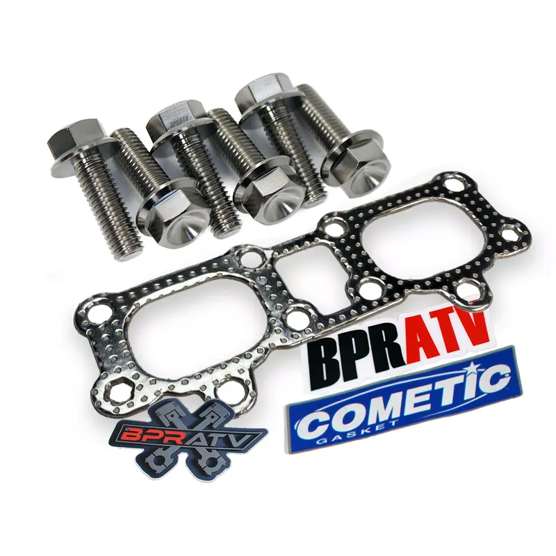Titanium Exhaust Manifold Bolts Cometic Armor Core Gasket Polaris 1000cc Models