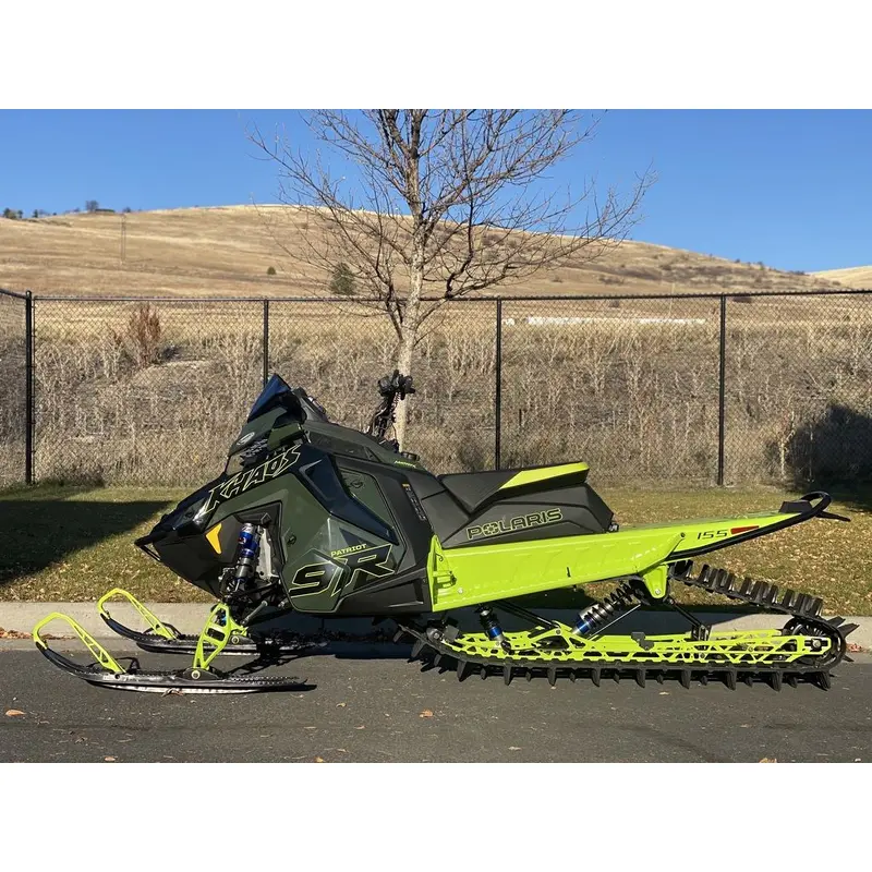 New 2024 Polaris Patriot 9R RMK Khaos Slash 155 Premium Army Green