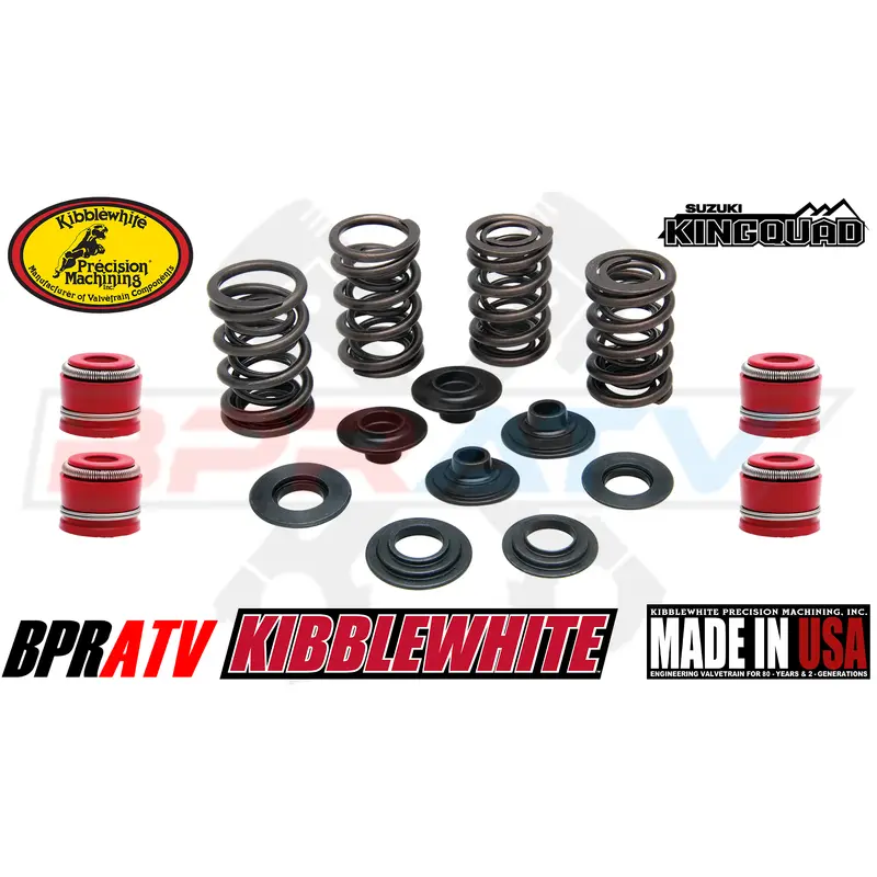 Suzuki King Quad LTA750 LT-A 750 Kibblewhite Valves Springs Spring Kit RED Seals