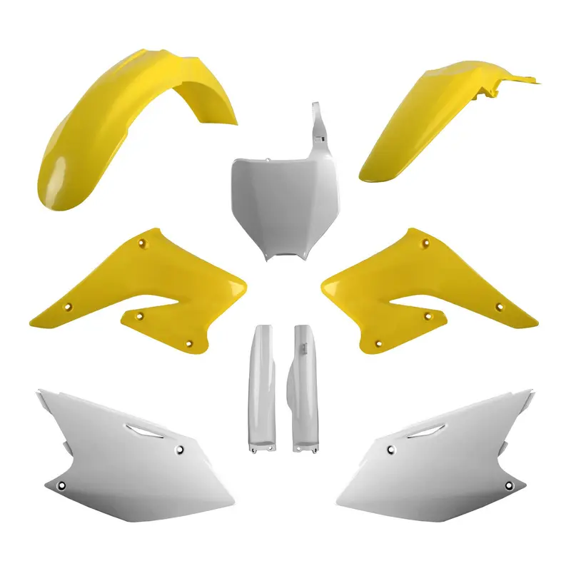 Polisport Full Plastic Kit RM-Z250 '04'06 - OEM Yellow / White