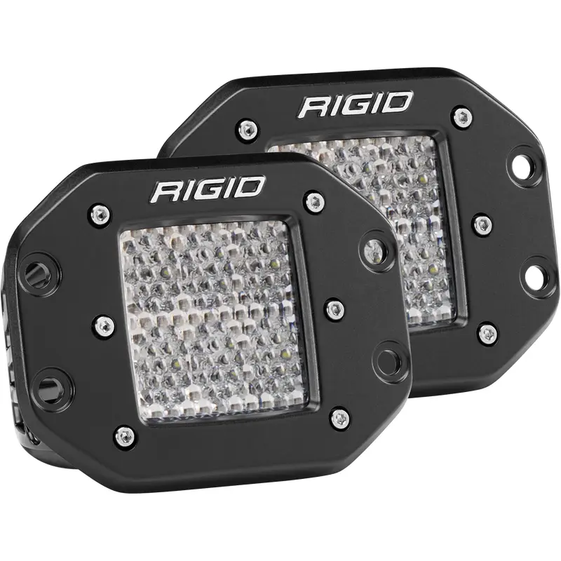 Diffused Flush Mount Pair D-Series Pro RIGID Industries