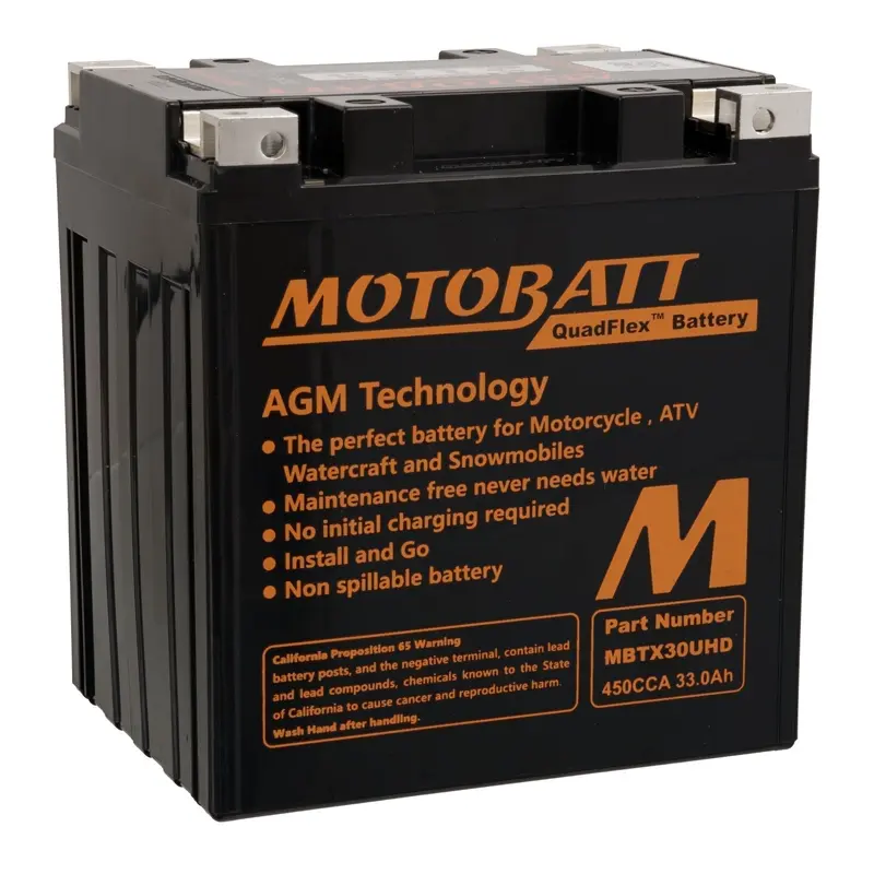 Motobatt Battery Quadflex AGM - MBTX30UHD