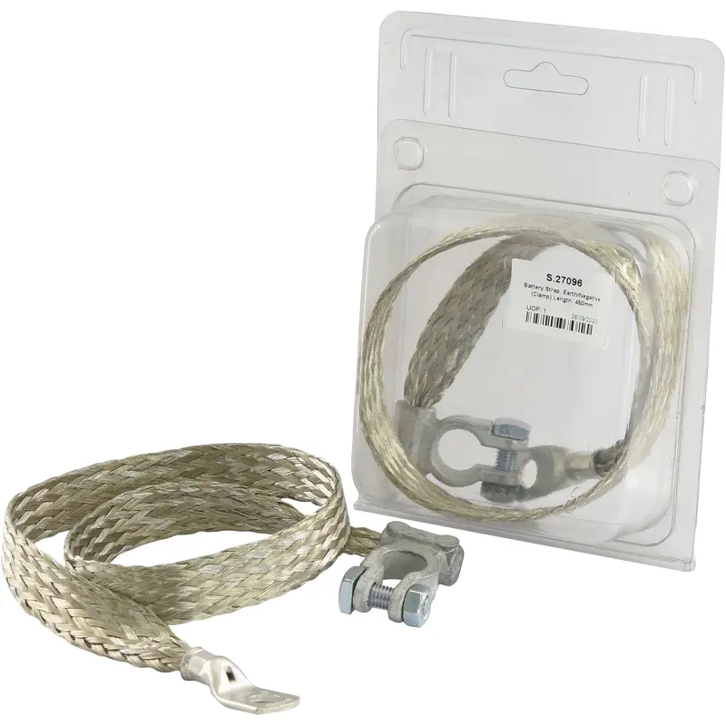 Battery Strap, Earth/Negative (Clamp) Length: 450mm - S.27096