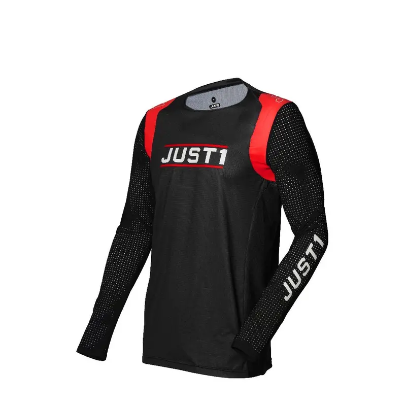 JUST1 J-FLEX MX JERSEY ARIA BLK/RD LG