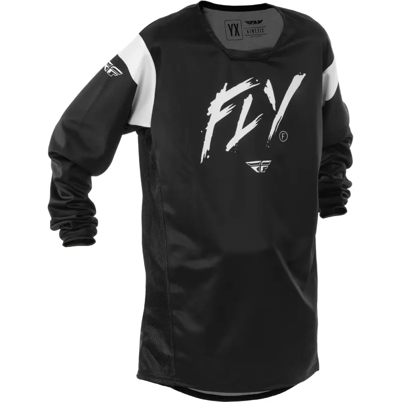 Youth Kinetic Stoke Jersey Black/White Ym