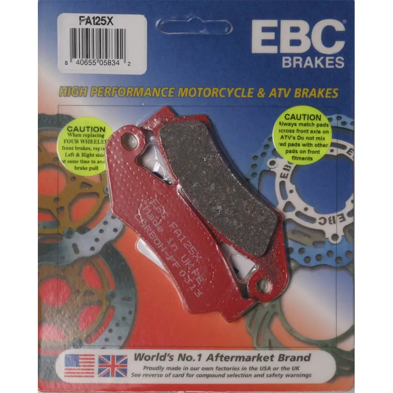 EBC BRAKE PADS FA125X