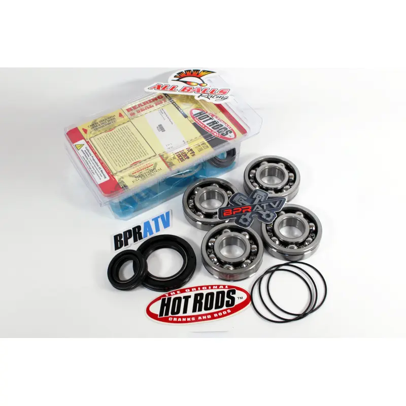 Yamaha Banshee 350 Hot Rods Crankshaft Rebuild Kit Main Bearings O-Rings & Seals
