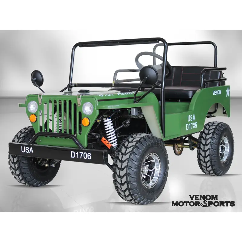 Venom Mini Jeep | 125cc | 3-Speed | Willys Edition