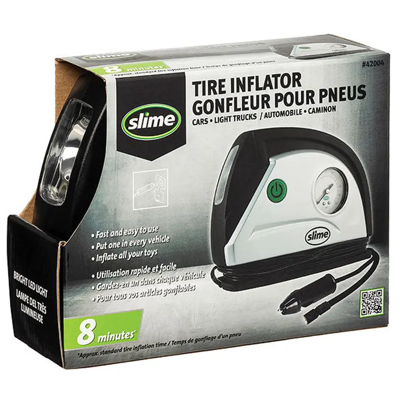 Gonfleur de Pneu de 12 V avec Jauge et Lumire