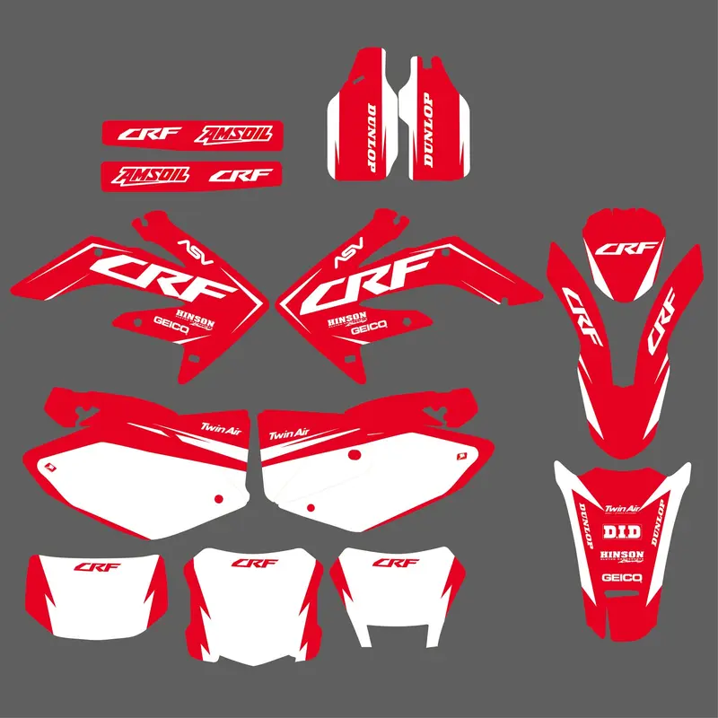 Motorcycle Full Graphics Decal Stickers for HONDA CRF250X2004-2012
