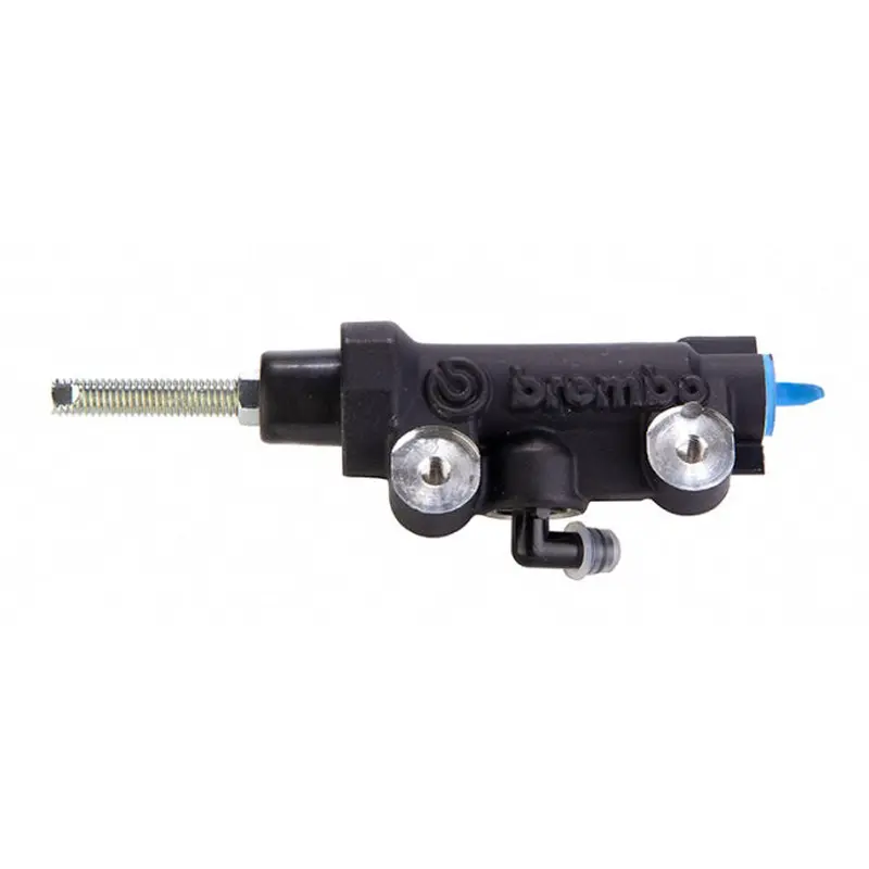 Rear brake master cylinder PS12 - black - end inlet