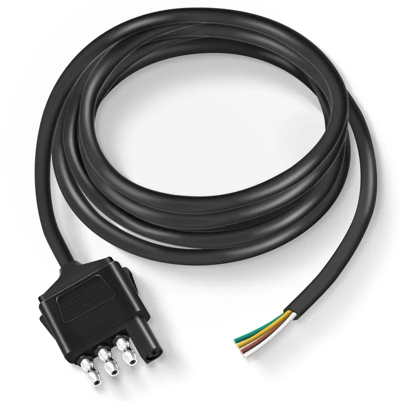 5ft 18AWG 4 Pin Jacketed Cable Trailer Wire