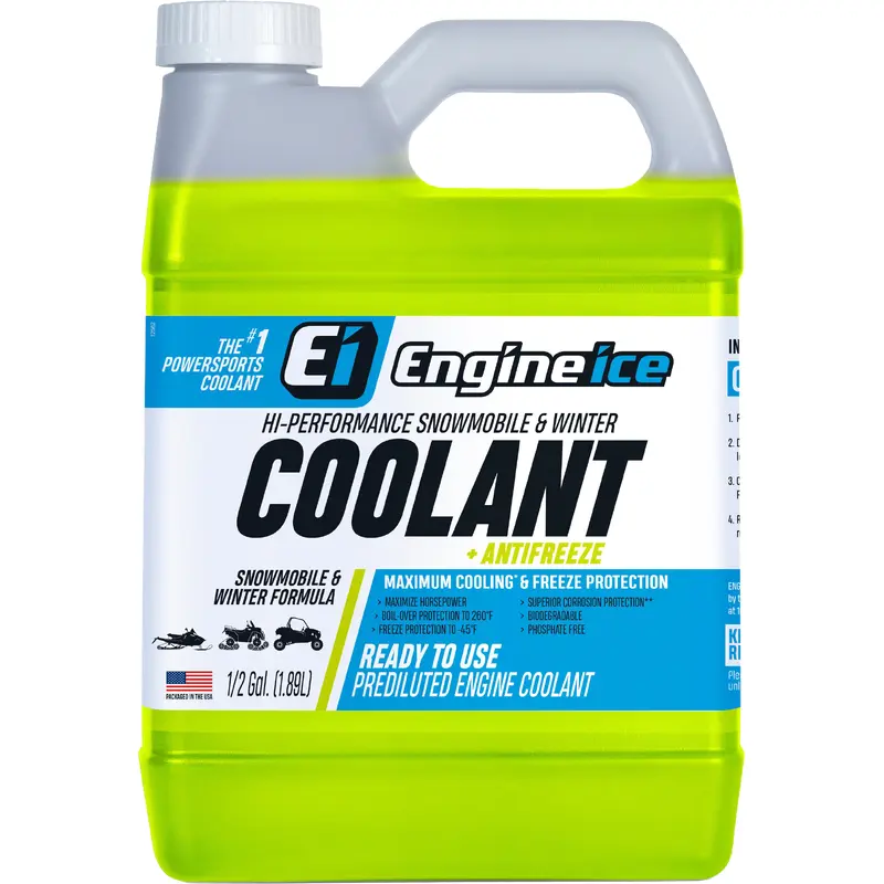 ENGINE ICE 12557 1/2 Gal Hi Performance Snowmobile/Winter Coolant + Antifreeze