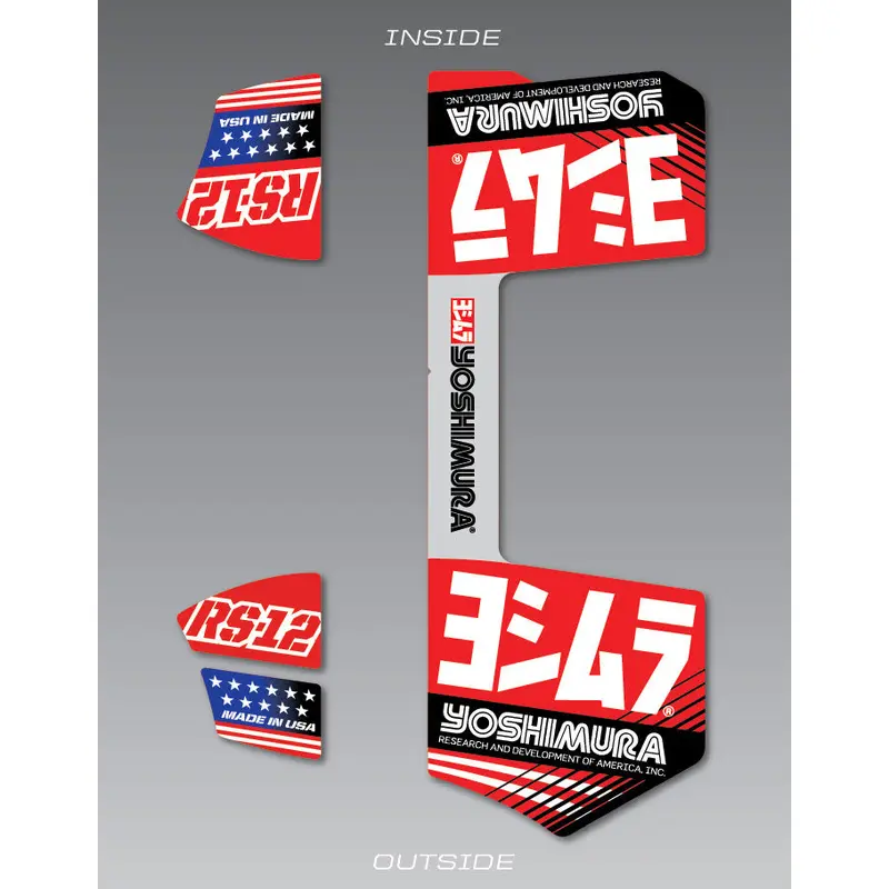 Rs 12 Muffler Decal Set