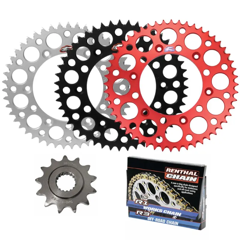 Renthal Chain & Ultralight Sprocket Kit Honda CR125R '87-'03
